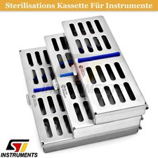 Sterilisationsbehälter 10 Instrum Aufbewahrung Sterilcontainer Steribox Kassette