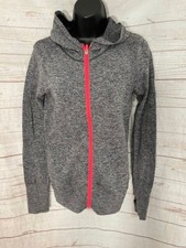 Forever 21 Women's Active Gray Jacket/Hoodie Full Zip Size S