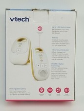 VTech DM111 Audio Baby Monitor up to 1,000 ft of Range 5 Level Volume DECT 6.0