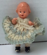 VINTAGE EDI ERICH GERMAN CELLULOID MINIATURE DOLL FIGURE