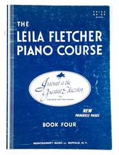 1974 The Leila Fletcher Piano Course Music Book 4 Vintage