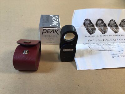Peak 1985-10 Steinheil LUPE Pocket Portable Microscope 10x Magnifier Loupes NEW