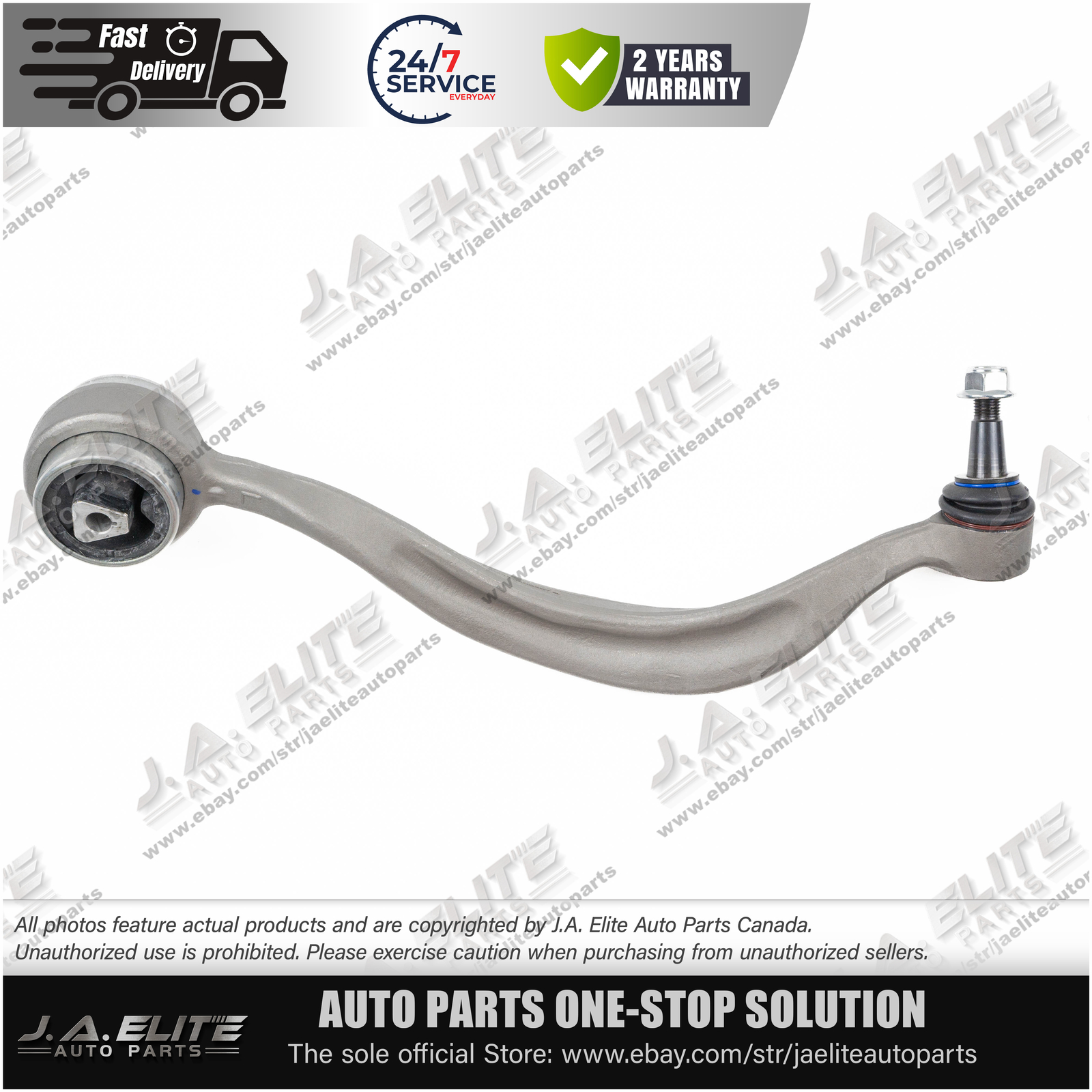 Front Lower Left Control Arm fits Rolls Royce Phantom RR1 (2004-16) 31120409267