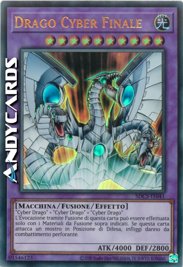 CYBER DRAGON FINALE EX End Dragon Ultra R SDCS IT041 Unlocked