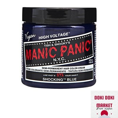 Manic Panic Semi-Permament Haircolor Shocking Blue 4 Ounce (118ml) (6 Pack)