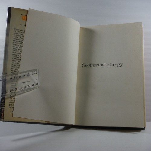 A Hot Prospect Geothermal Energy by Augusta Goldin 1981 vintage book HC DJ - Picture 5 of 19