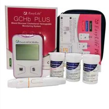 Image of NEW Cholesterol + Glu+Hb Test Kit digital meter + 20 Cholesterol test strips