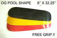 Blank Colour - Pool Old Skool Skateboard Deck - 9 X 32.25 - Og Hesh Cruiser Blank Colour - Pool Old Skool Skateboard Deck - 9 X 32.25 - Og Hesh Cruiser
