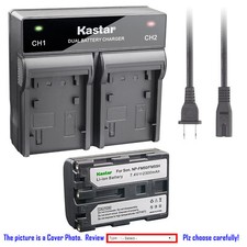 Kastar Battery AC Rapid Charger for Sony NP-FM50 DSR-PDX10 HVL-ML20M HVR-A1