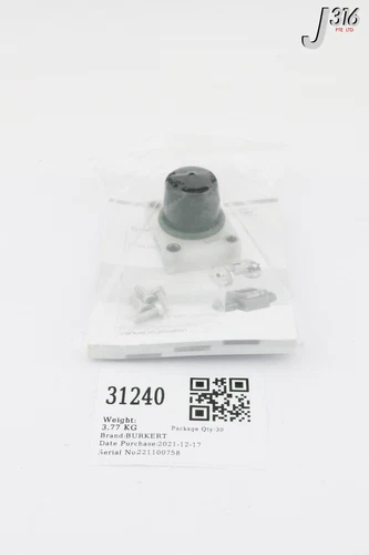 31240 BURKERT PVDF PADDLE WHEEL FOR FLOW MEASUREMENT (NEW) S030