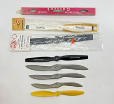 8 Nylon Plastic RC Model Airplane Propeller Master Airscrew Tornado APC Vintage
