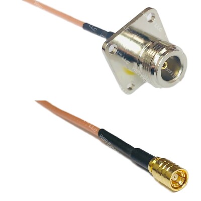 RG316 N FLANGE FEMALE to SMB FEMALE RF Cable Rapid-SHIP LOT