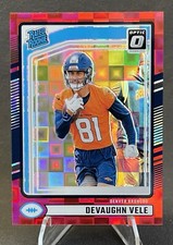 Devaughn Vele (RC)💎2024 Panini Donruss - Rated Rookie Optic Red Pandora #395