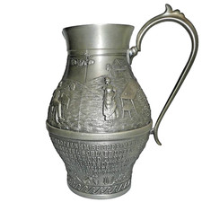 Frieling Zinn  Etain  Pewter Karaffe Krug Lindenwirtin ca. 19 x 12 cm