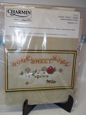 Home Sweet Home Printed Cross Stitch Kit Charmin