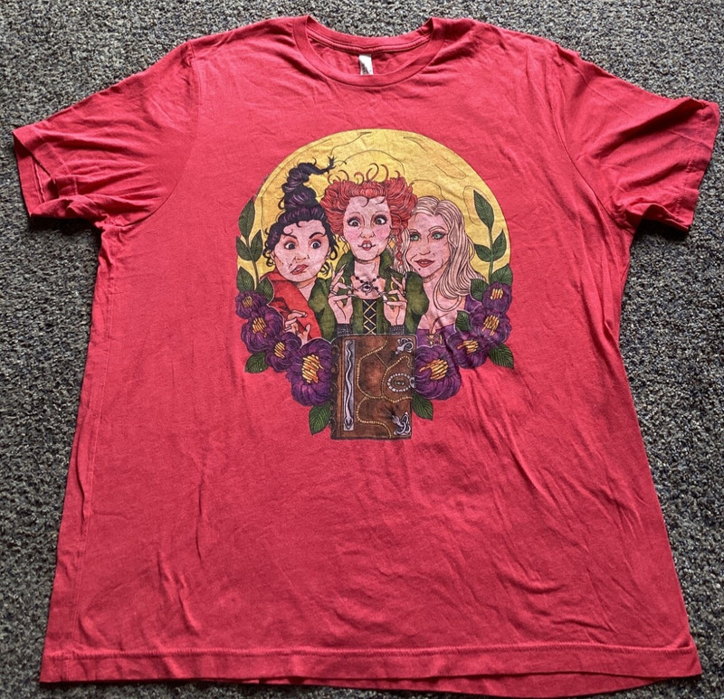 Hocus Pocus Graphic T Adult 3XL Halloween Sanderson Sisters T