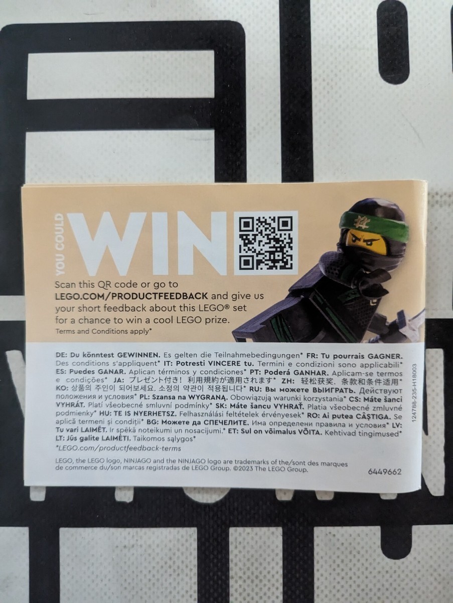 しょう⭐️ LEGO NINJAGO Kai's Ninja Race Car EVO 71780 Racing Car Instruction