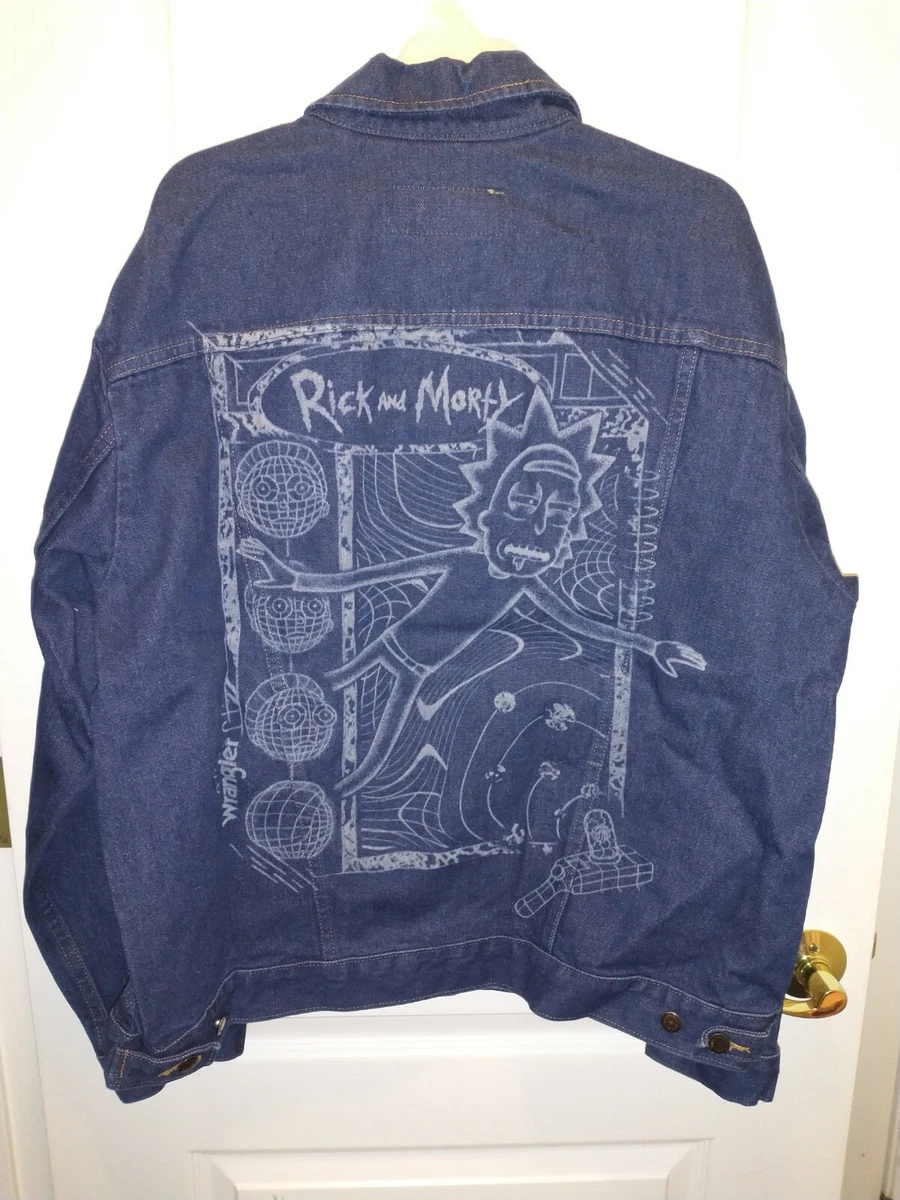 wrangler rick and morty jean jacket