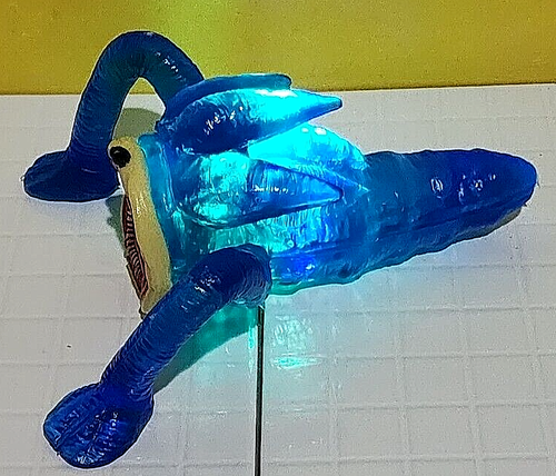 Figurine SHIN SONIC SEA EATER taille haute 3,5" long 7" HORREUR TRANSLUCIDE ⚡⚡ - Photo 16 sur 24