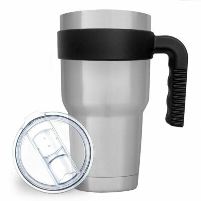 Handle with Lid Set Fits YETI Rambler, Ozark Trail Tumblers