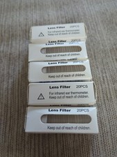 100 Probe Covers Lens Ear Thermometer Filter Caps, 20 Per Box