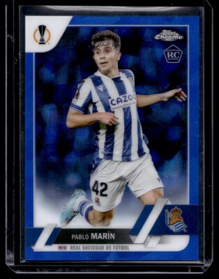 2023 Topps Chrome Sapphire UCC Pablo Marín Real Sociedad #54