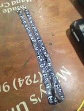 LOT OF 2---Nightmare Before Christmas GRAY Keychain LANYARDS NEW