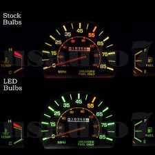 New Dash Cluster Gauge White Leds Light Bulbs Kit Fits 79-88 Toyota Pickup Truck