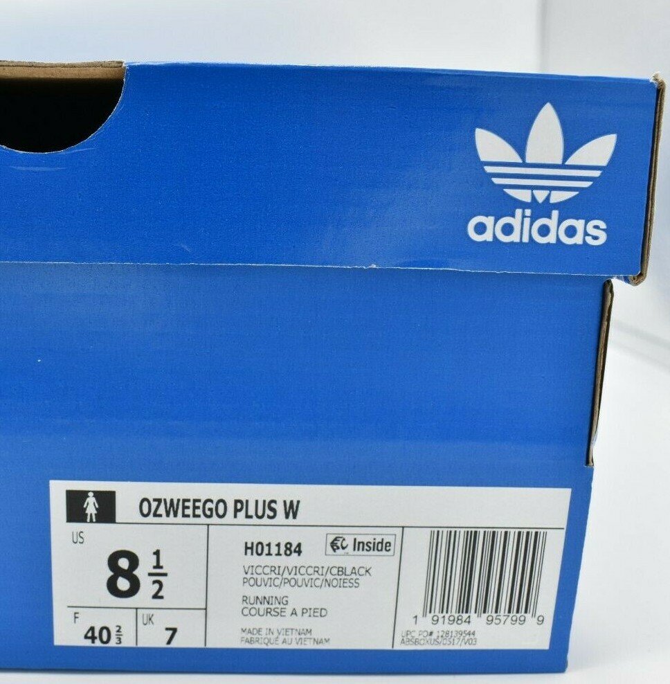 NWB Adidas Womens Size 8.5 Ozweego Plus W Victory Crimson Running Shoes thumbnail 12