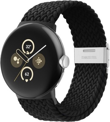 Stretchy Braided Strap Compatible with Google Pixel Watch 41mm - Elastic Nylon