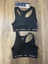 Image of Reebok Women's 2 Pack Crop Top -BNWT-Size 8-RRP £39.99