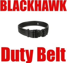 BLACKHAWK REINFORCED 2.25 IN DUTY BELT WITH LOOP INNER size 38 waist  36 Medium