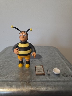 PLAYMATES INTERACTIVE THE SIMPSONS SERIES 5 BUMBLEBEE MAN TOY ACTION FIGURE WOS