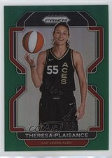 2022 Panini Prizm WNBA Green Prizm Theresa Plaisance #56 0i5j