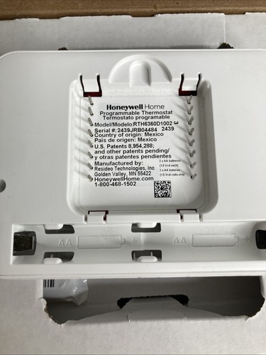 Honeywell RTH6360 Programmable Thermostat - Picture 4 of 5