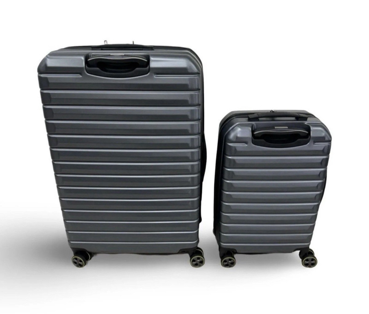 Delsey Paris Helium Edge 2.0 - 2 Piece - Silver | eBay