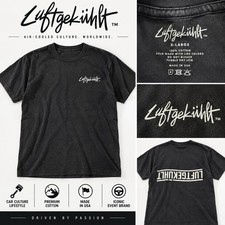 Luftgekühlt Men’s XL Black Graphic T-Shirt Made in USA 100% Cotton. T-4