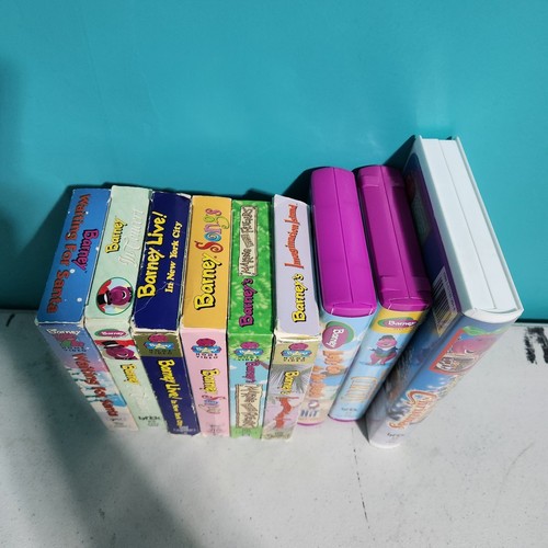 Vtg Barney vhs lot Circus, Beach,Santa,Songs,live! Sing A Long, Children - Picture 2 of 8