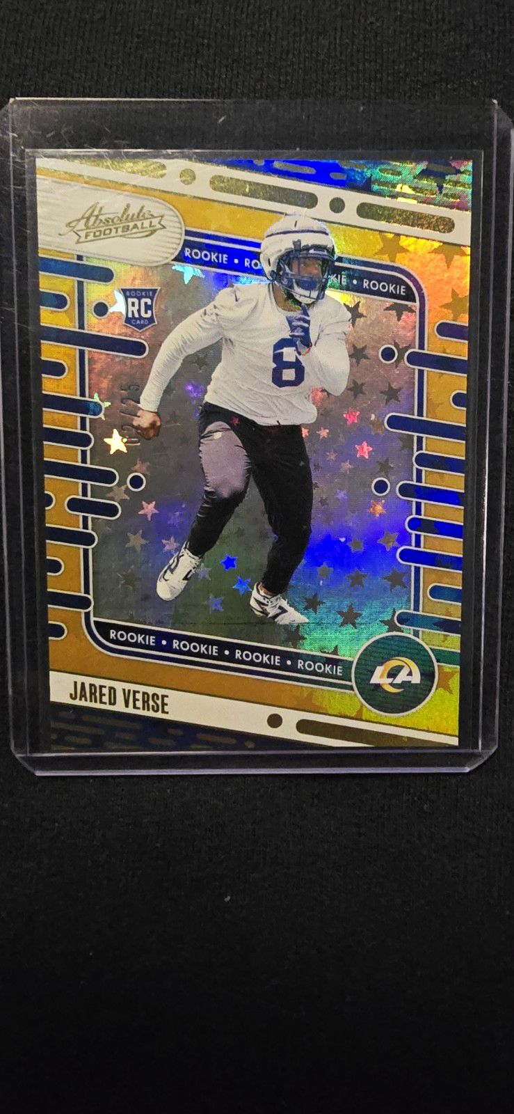 Panini 2024 Absolute Rookies Jared Verse #119 Gold /Stars 2 of 25 SSP, Refractor
