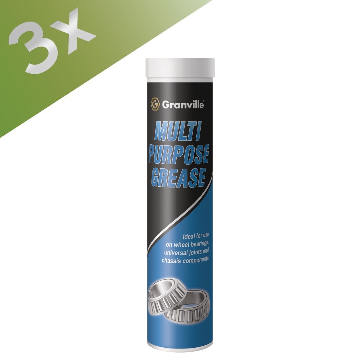 x3 Granville Multi Purpose Cartridge Grease - 400g Cartridge Tube (122GR) - Image 14