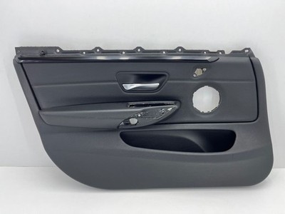 BMW 4 F36 Gran coupe 2020 Links Verkleidung Tür vorne Schwarz Leder ENV2945