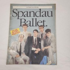 Vintage Spandau Ballet In Their Own Words WITH Giant Poster