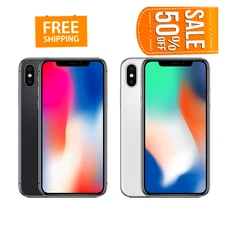Apple iPhone X 64GB 256GB Silver Space Gray Unlocked Verizon At&t 