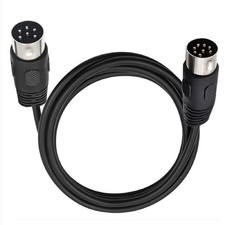 MIDI 8 Pin Din Male To DIN 6 Pin Male Audio Data Signal Adapter Connector Cable