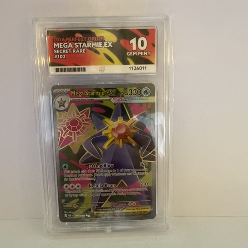 Mega Starmie ex graded ACE 9 for sale on eBay
