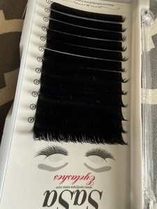 SaSa Eyelash Extensions Individual Lashes 0.07 BC Curl 14mm New