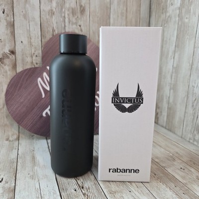 Paco rabanne water bottle invictus black Brand New