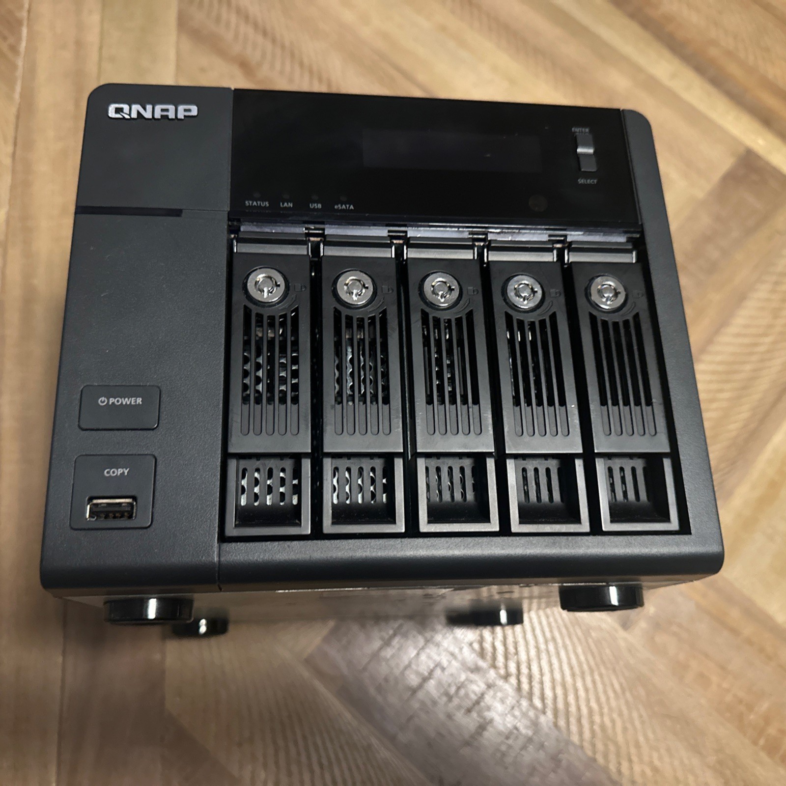 QNAP TS-659 Pro II,18 TB 6 Disk Bay Network Attached Storage with Power Cord