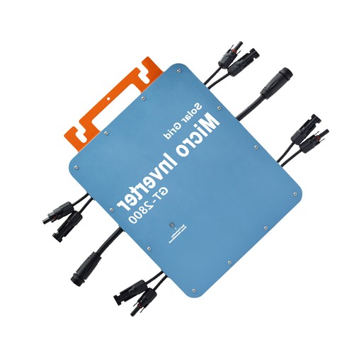 Micro Inverter Rete Solare 110V/230V 2800W MPPT Controllo WiFi Intelligente IP66 US - Foto 9 di 15