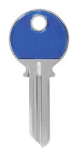 Hillman 86250 Plastic Blue WK-2 Universal Single Sided Blank Key (Pack of 5)